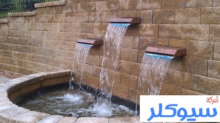 شركة تصميم شلالات بالرياض